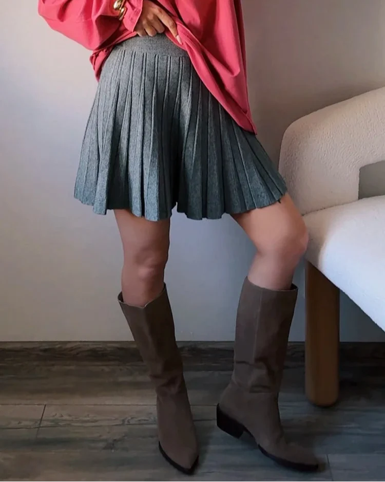 Doreen Mini Pleated A line Skirt