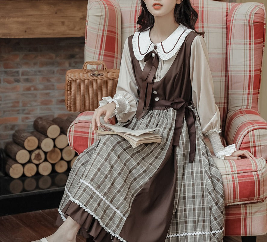 Dark Cottagecore Village Witch Dress