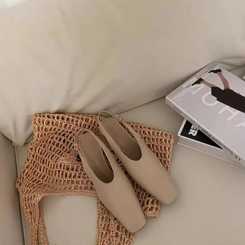 Sandalias de tacón alto transparentes para mujer