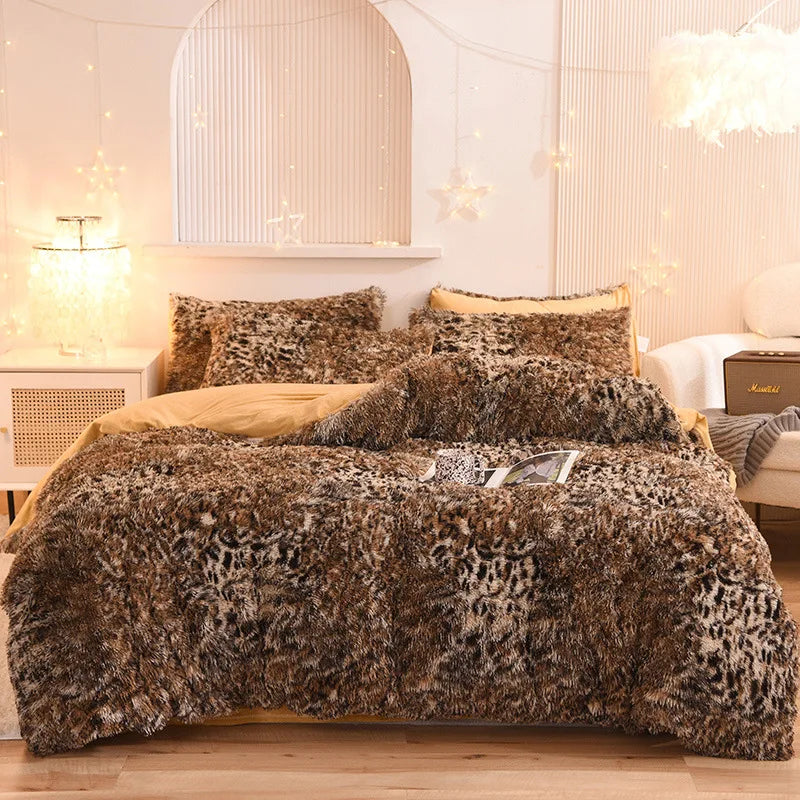 Winter Thicken Velvet Bedding Set