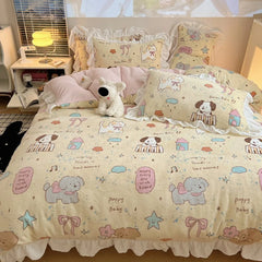 Princess Style Velet Bedding Set