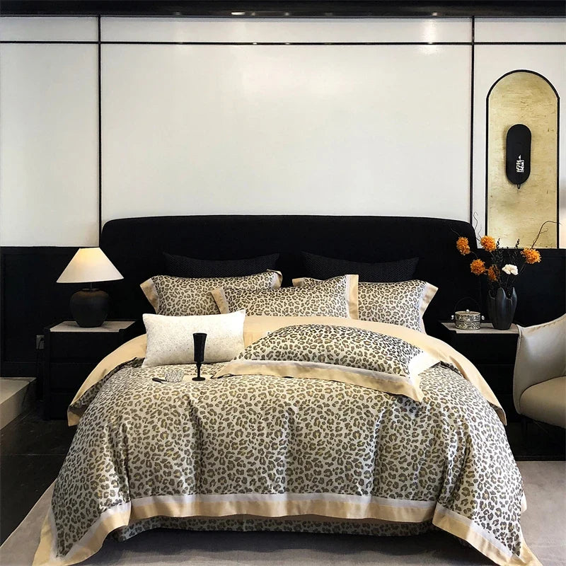 800TC Lyocell Cotton Soft Silky Luxury Bedding Set