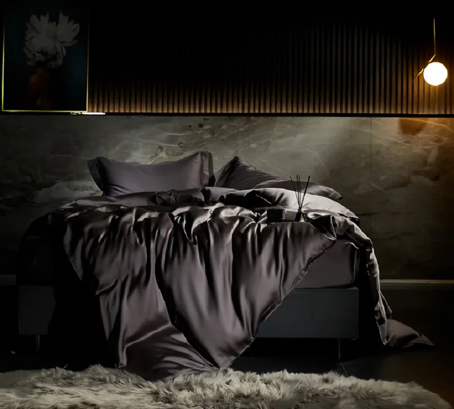 600TC Lyocell Bamboo Fiber Silky Cool Feeling Bedding Set