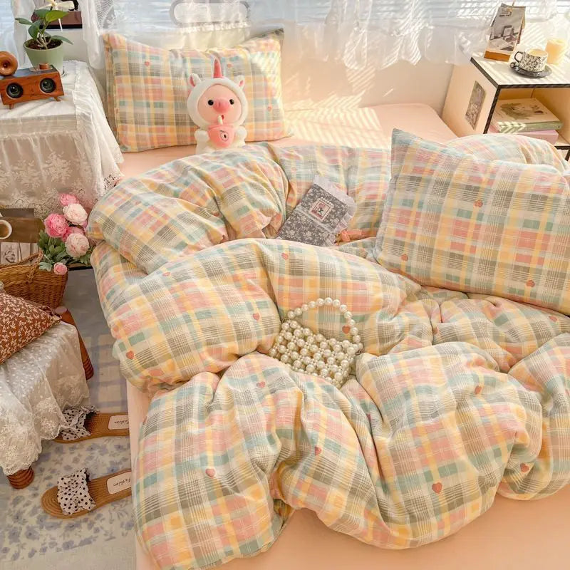 Checkerboard Bedding Set