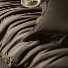 Luxury Solid Color Hotel Style Premium 1000TC Egyptian Cotton Bedding Set