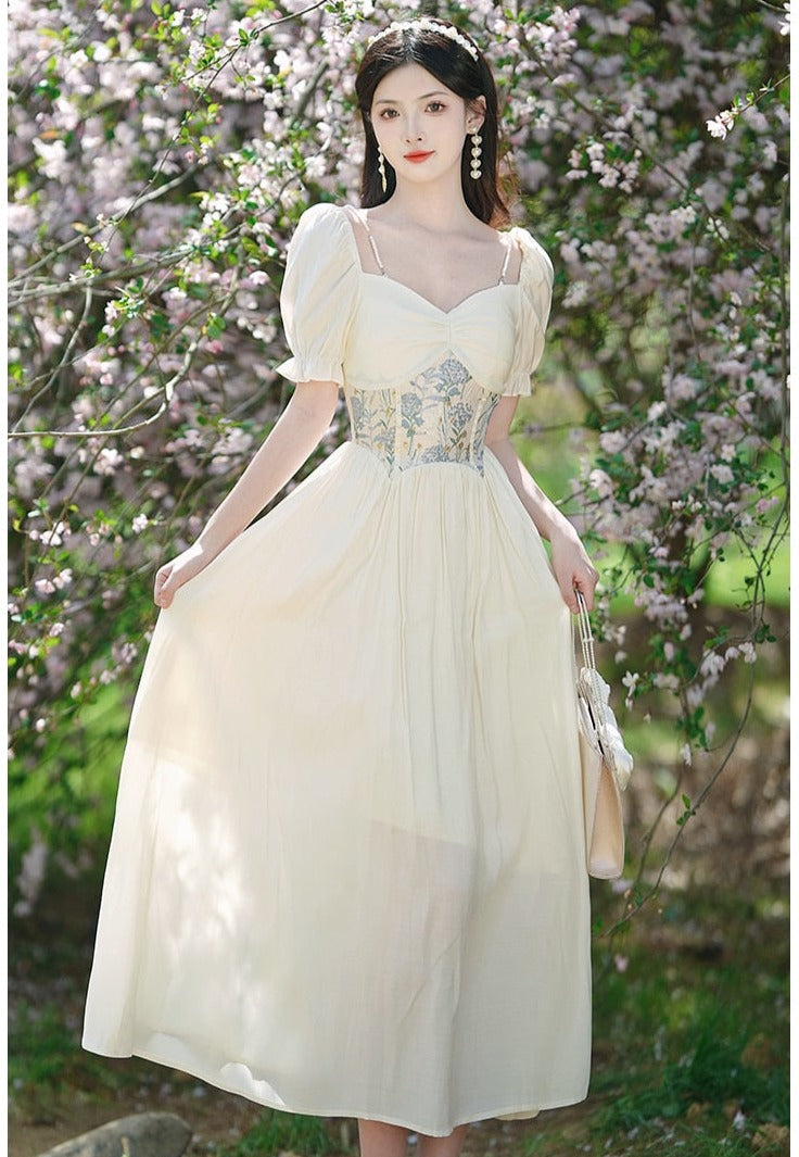 Grace Pearl Vintage-style Romantic Royalcore Dress