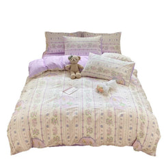 1PC Skin Friendly Duvet Cover Cartoon Printed Quilt Cover Single Bed and Double Bed Duvet Cover Soft Cptton Comforters Covers