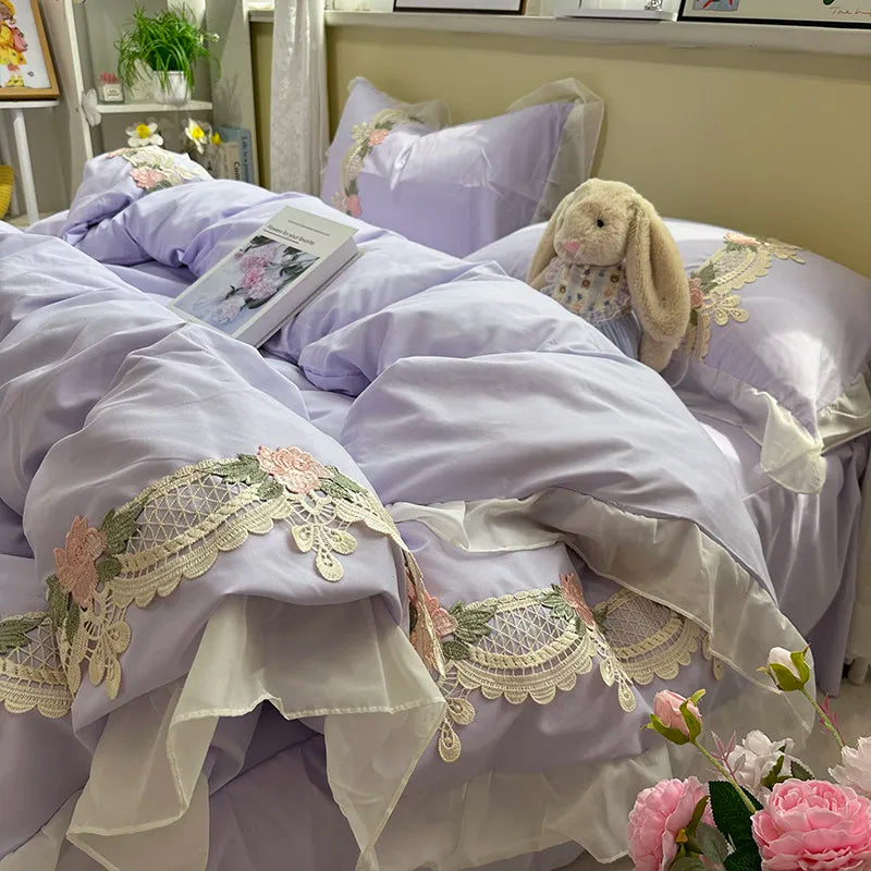 Korean Version of Princess 4piece Bedding Set