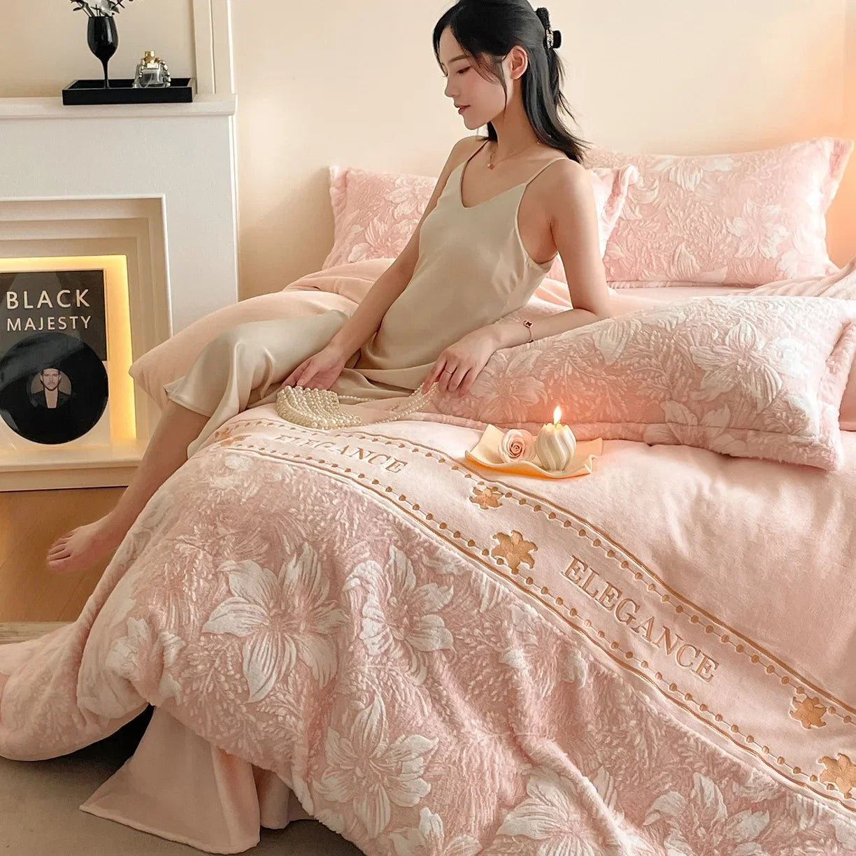 Winter Velvet Bedding Set