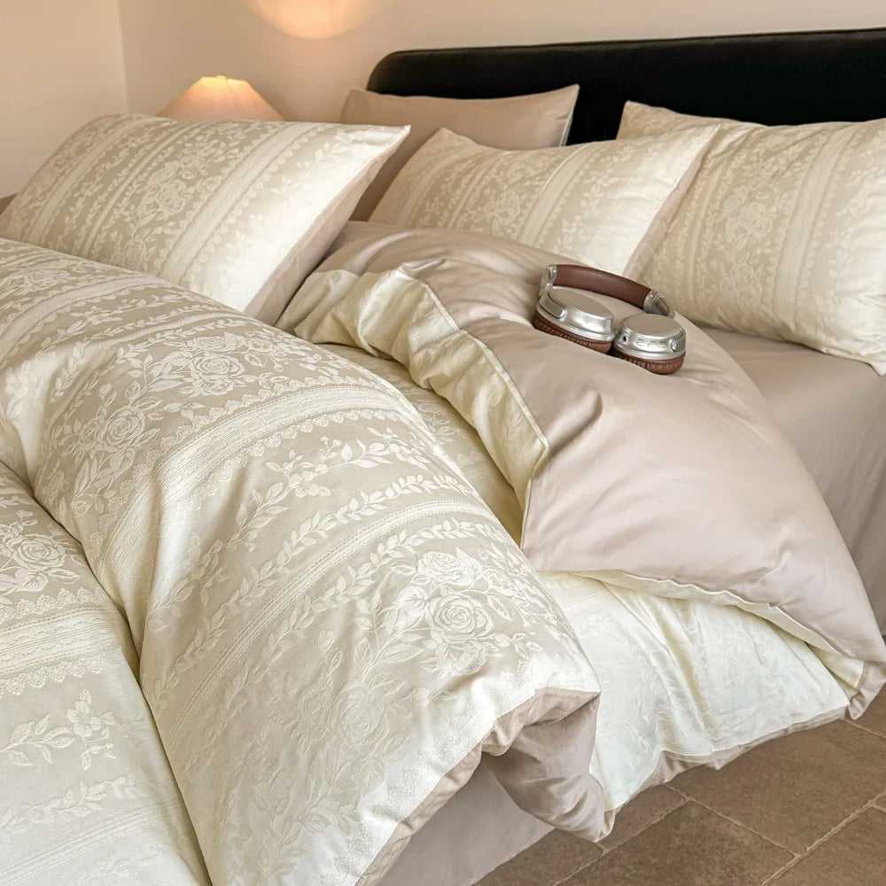 100% Cotton 4 Piece Bedding Set