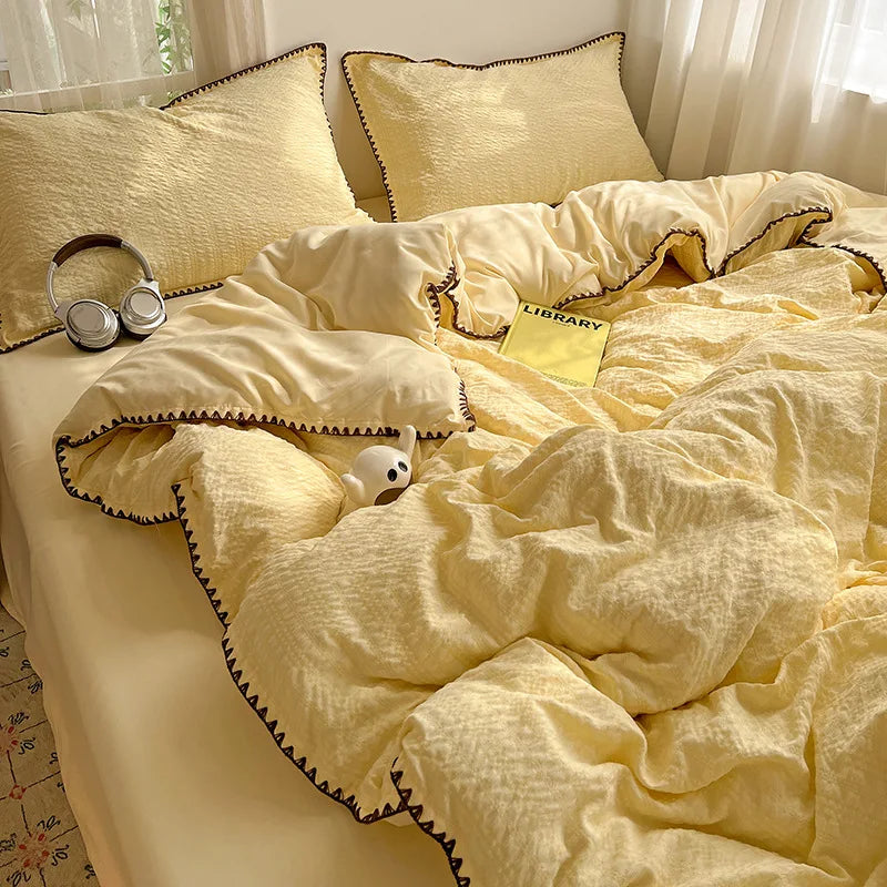 Summer Seersucker Bedding Sets