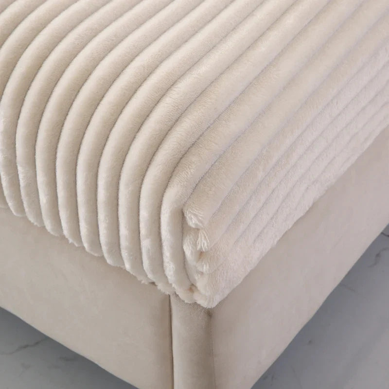 1Pc Faux Fur Velvet Fitted Sheet Soft Plush Bedcover Mattress Cover With All-around Elastic Rubber Band Bed Sheet Warm Bedsheets