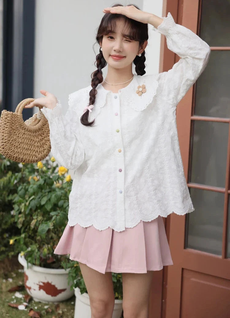 Kawaii Cottagecore Long Sleeve Shirt