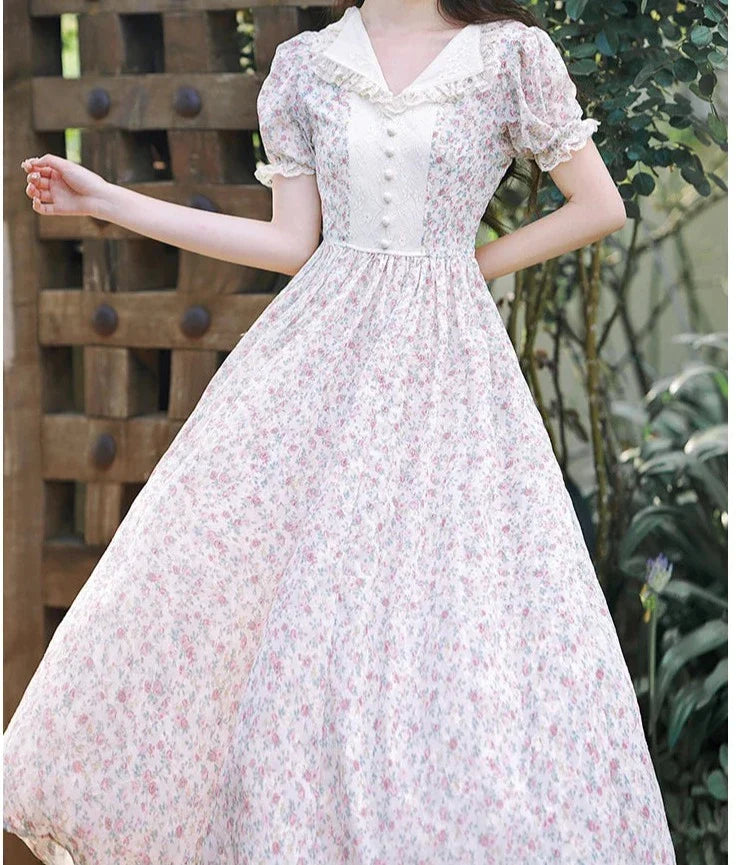 Willow Field Vintage Cottage Fairy Dress Cottagecore Aesthetic