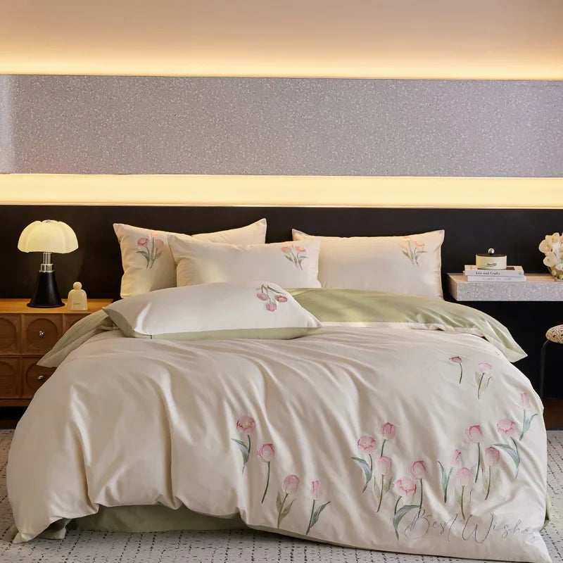 600TC Egyptian Cotton Luxury Bedding Set