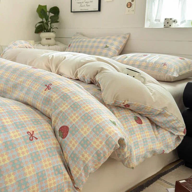 All Season Floral Printed Bedding Set