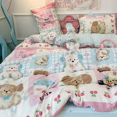 Cute Cat Bedding Set