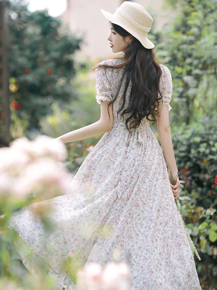 Willow Field Vintage Cottage Fairy Dress Cottagecore Aesthetic