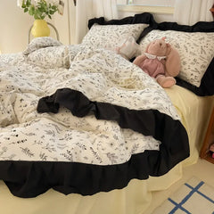 French Floral Bedding Set