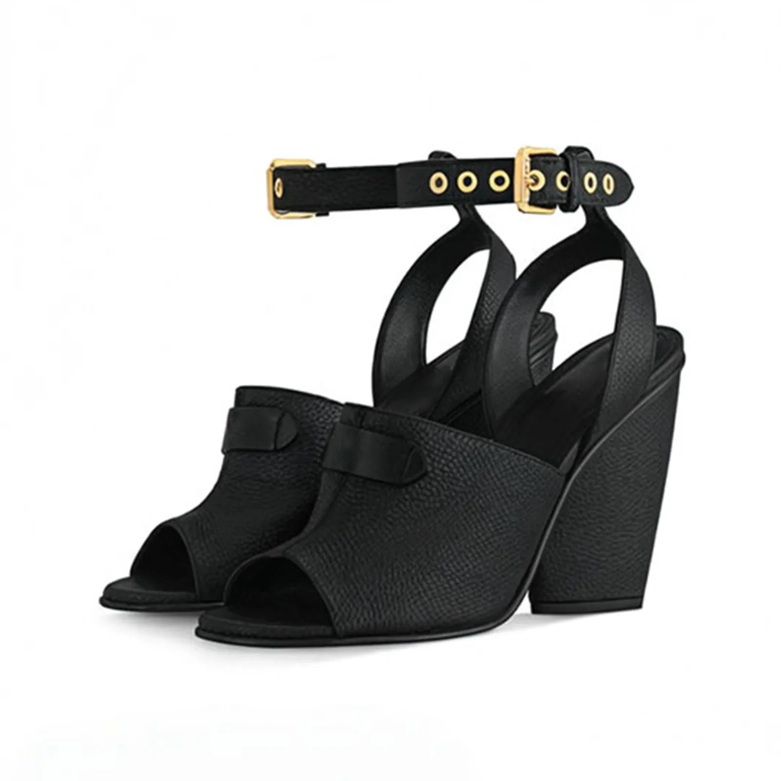 white Peep toe Sandals
