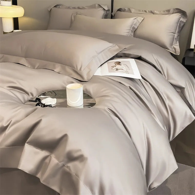 1000TC Egyptian Cotton Premium Solid Color Bedding Set