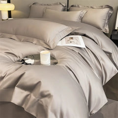1000TC Egyptian Cotton Premium Solid Color Bedding Set
