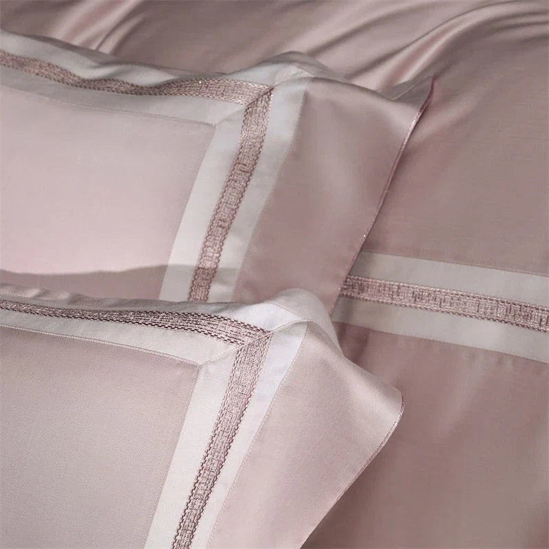 Luxury Embroidery 1000TC Lyocell Cotton Brushed Queen King Size Bedding Set