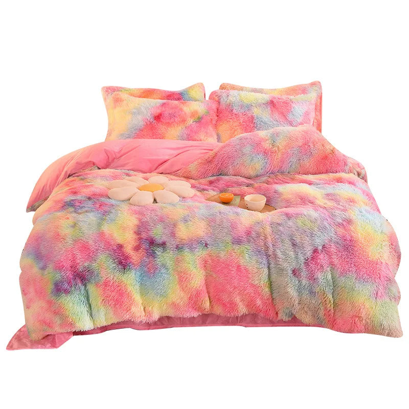 Winter Thicken Velvet Bedding Set