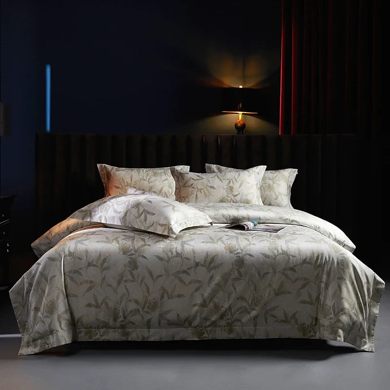 Premium 1200TC Egyptian Cotton Digital Printing Luxury Bedding Set
