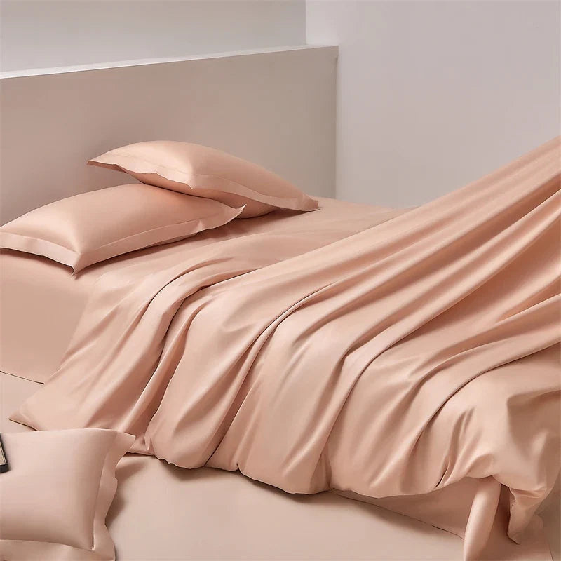 600TC Long Staple Cotton Luxury Solid Color Hotel Style Bedding Set