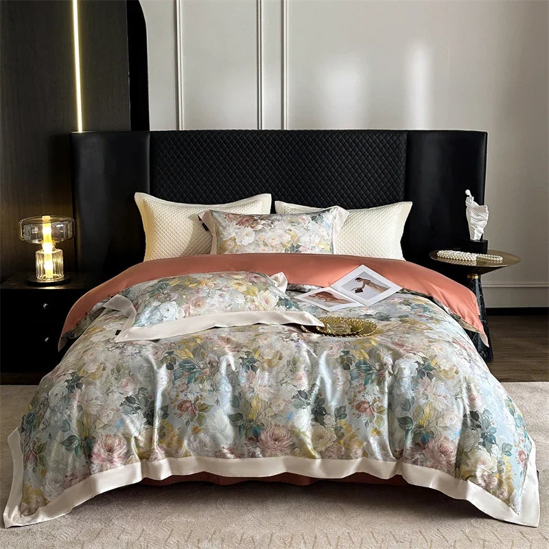 1000TC Lyocell Cotton Brushed Luxury Bedding Set