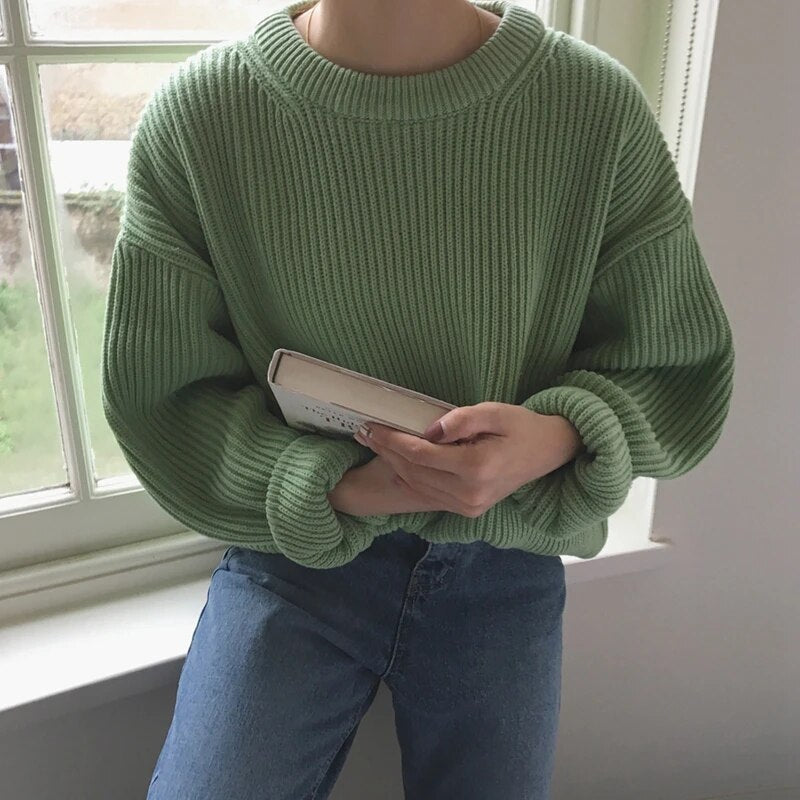 Cashmere Crowned Cloak Knitted Pullover