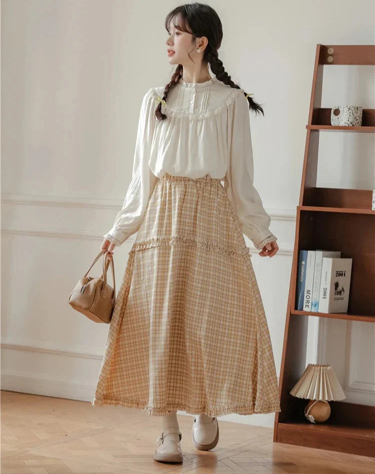 Cozy Morning Cottagecore Blouse