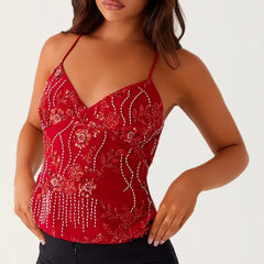 Solana Sequin Halter Top