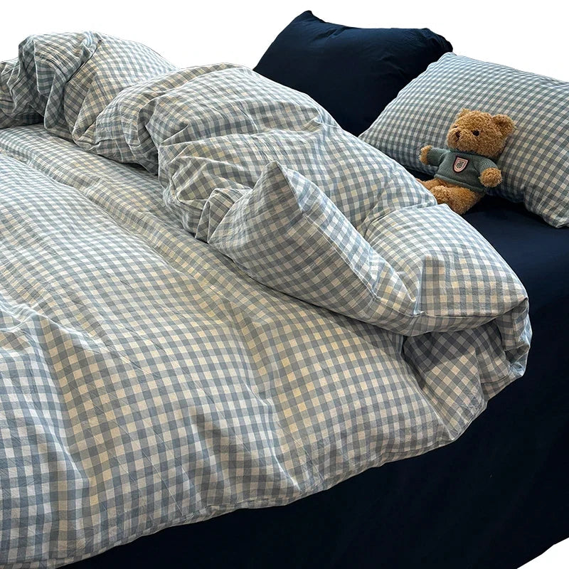 Japanese Solid Brushed Bedding Sets