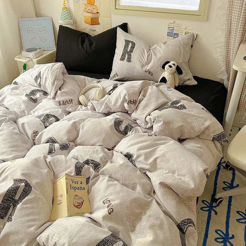 Korean Cute Girls Bedding Sets