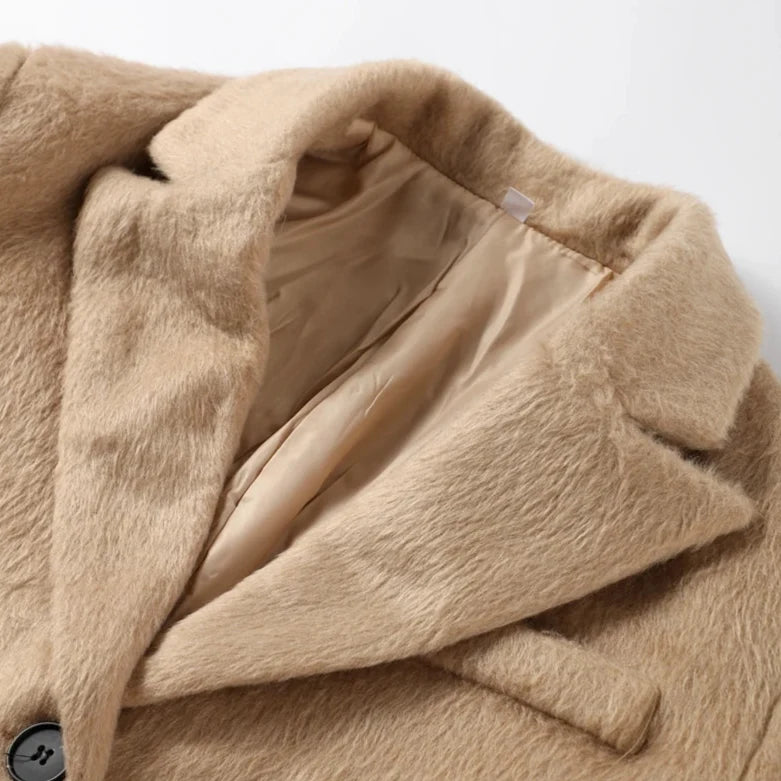 Lissette Turn Down Collar Coat