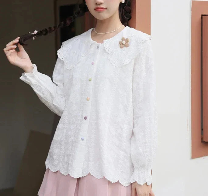 Kawaii Cottagecore Long Sleeve Shirt