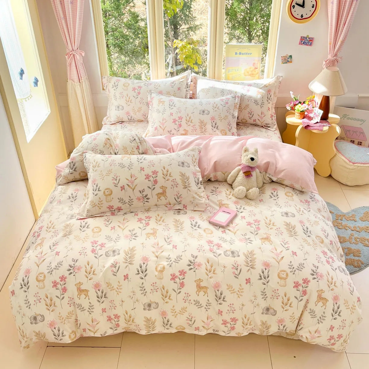 Cartoon Print 100% Cotton Bedding Sets