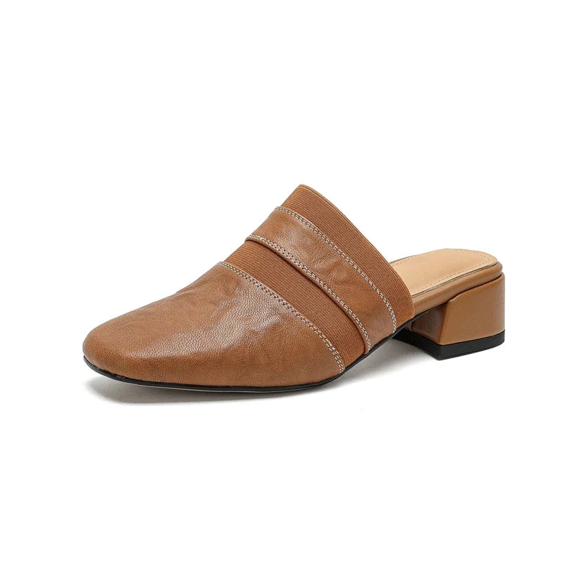 sheepskin square toe