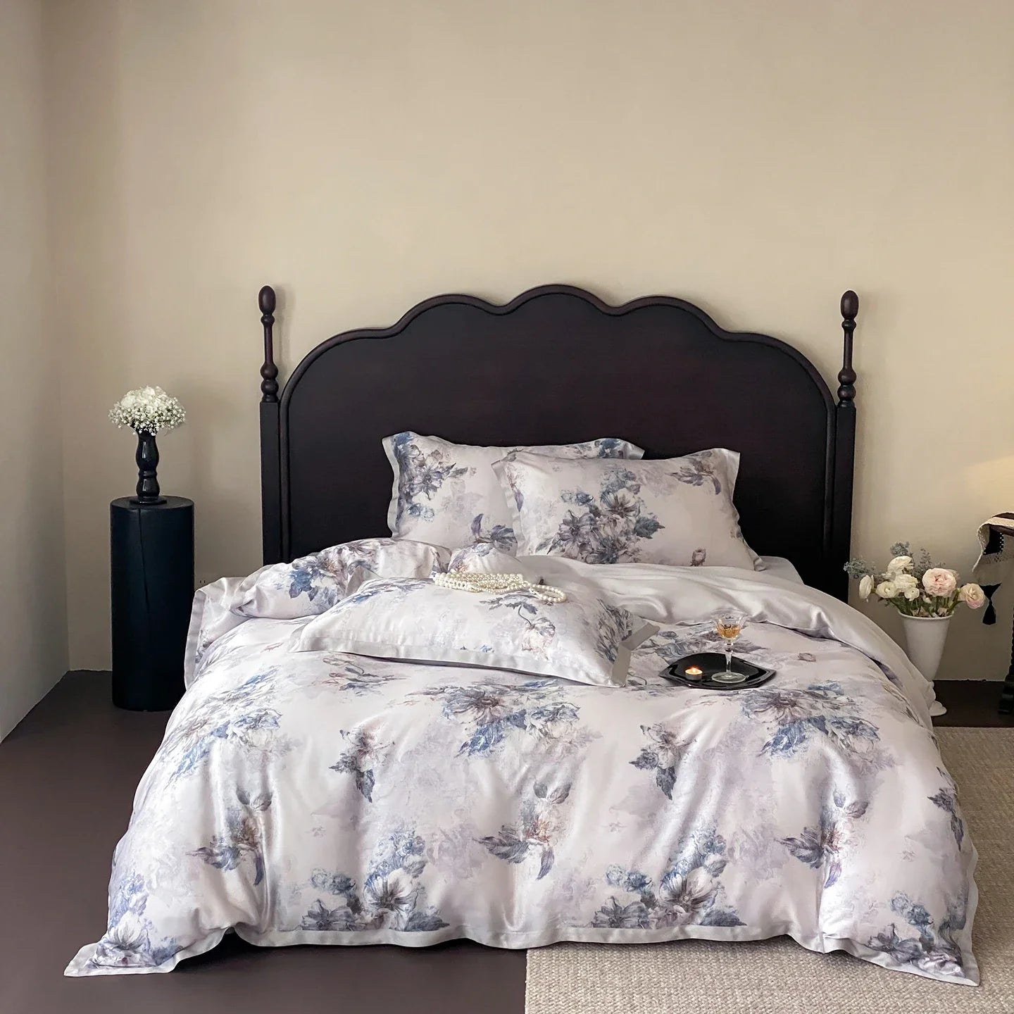 600TC Lyocell Soft Silky Cooling Summer Luxury Bedding Set