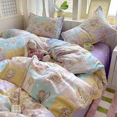 Purple Cherry Bedding Set