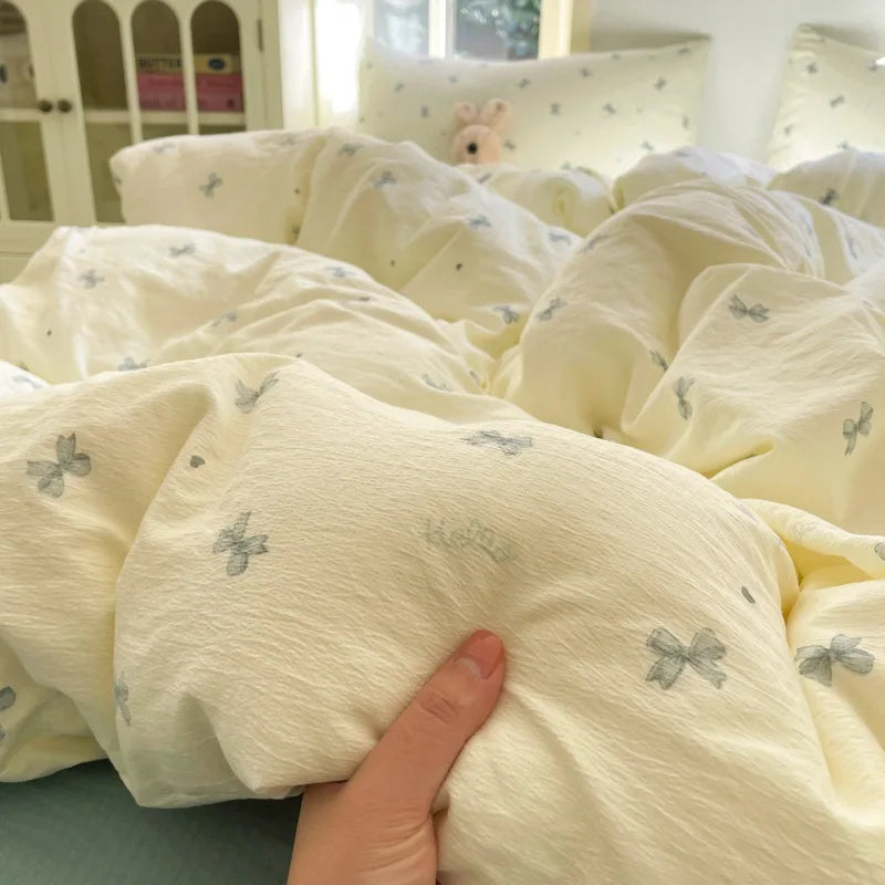 Korean Girls Strawberry Bedding Sets