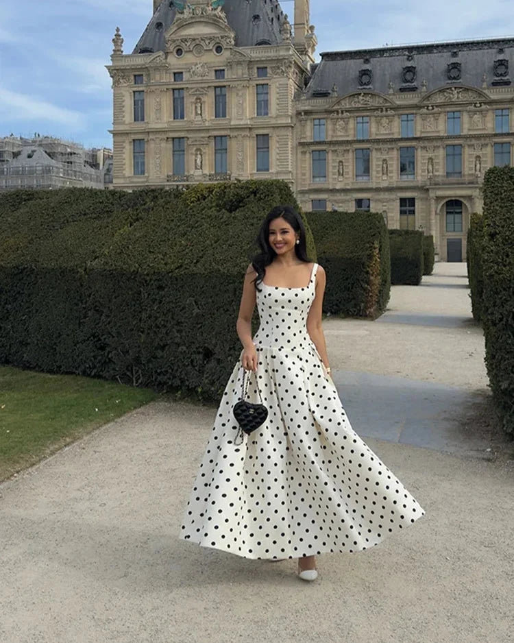 Amora Polka Dots Midi Dress