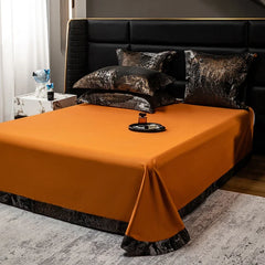 Black Gold Jacquard Egyptian Cotton Bedding Set