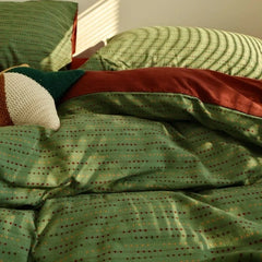 A-class Artistic Bedroom Vintage Style Cotton Four Piece Set Nordic Style Mother and Baby Grade Pure Cotton Duvet Cover