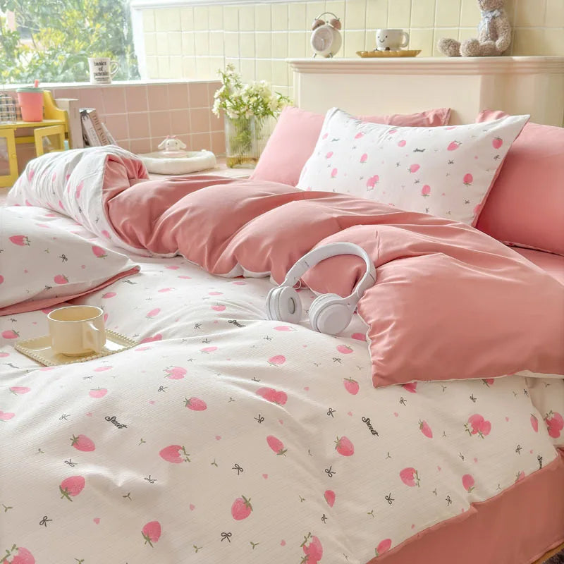 All Season Floral Printed Bedding Set