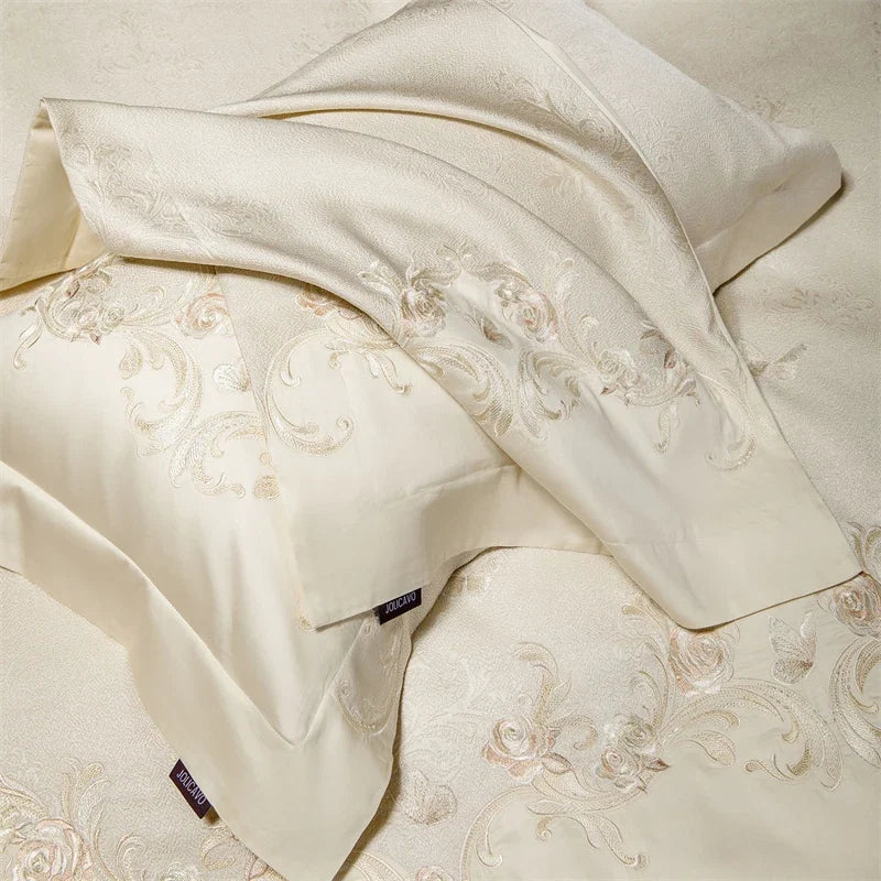 Thick Weave Jacquard Egyptian Cotton Luxury Bedding Set