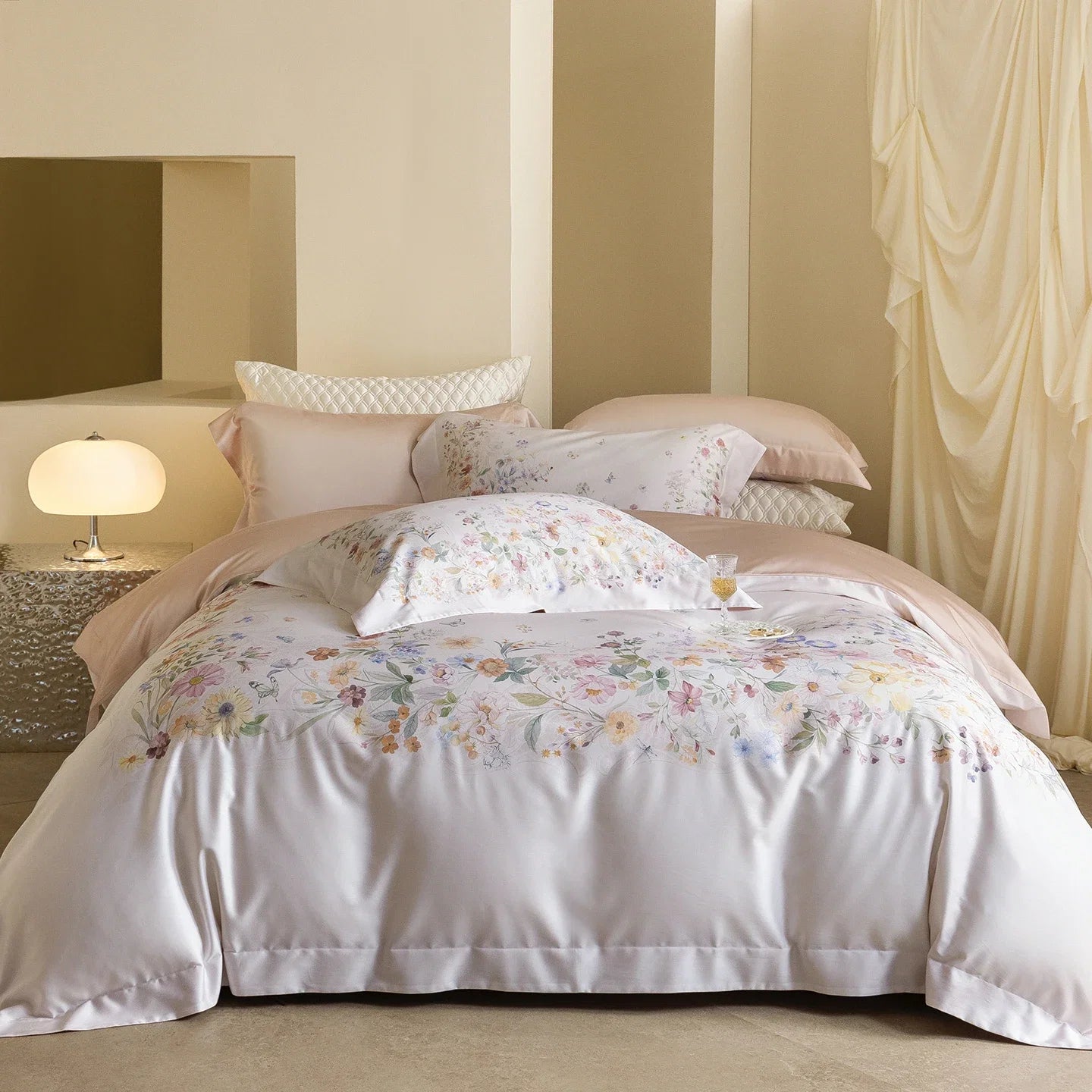 600TC Lyocell Eucalyptus Fiber Soft Silky Cooling luxury Bedding Set