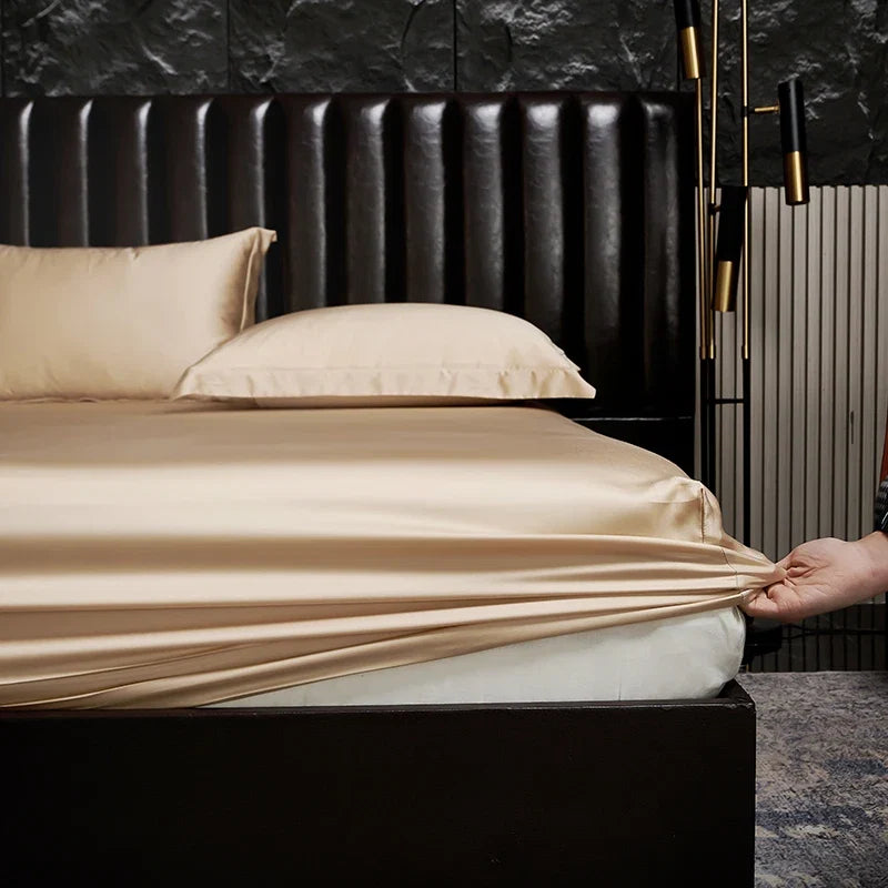 600TC Lyocell Bamboo Fiber Silky Cool Feeling Bedding Set